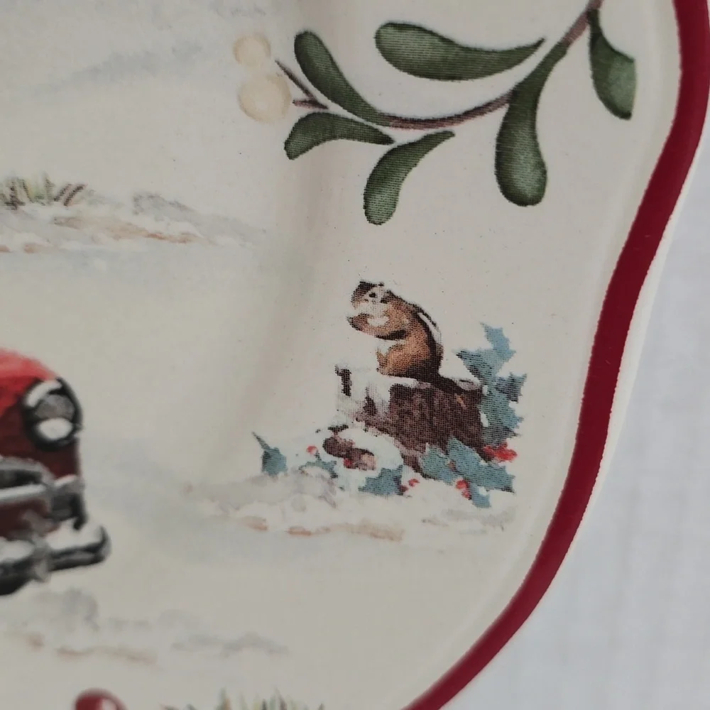 Set of 4 Better Homes and Garden Festive Holiday Plates - Picture 11 of 16